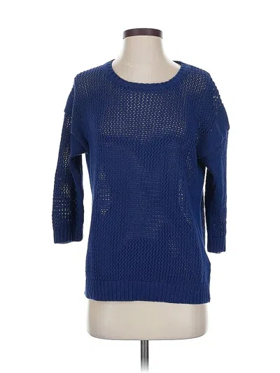 Pre-owned Jcrew Pullover Sweater In Blue