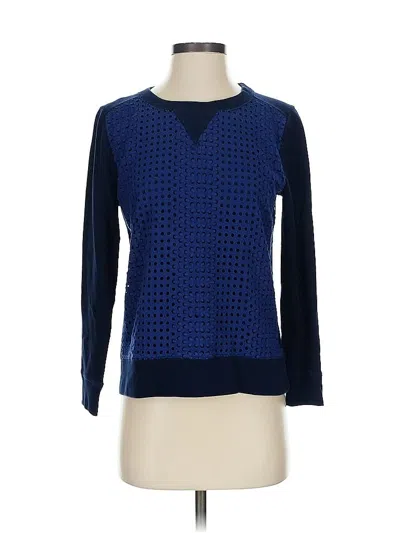 Pre-owned Jcrew Pullover Sweater In Blue