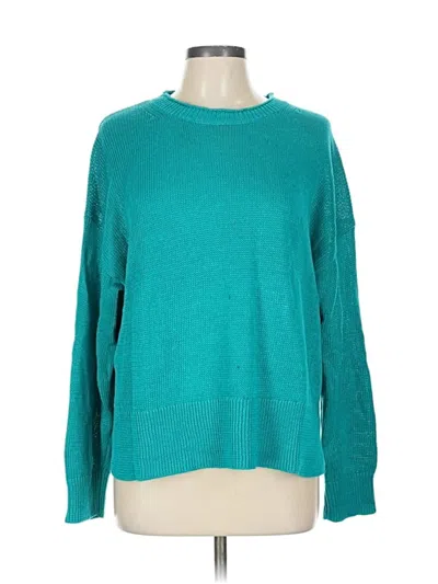 Pre-owned Jcrew Pullover Sweater In Blue