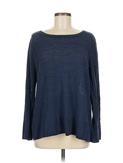 Pre-owned Jcrew Pullover Sweater In Blue