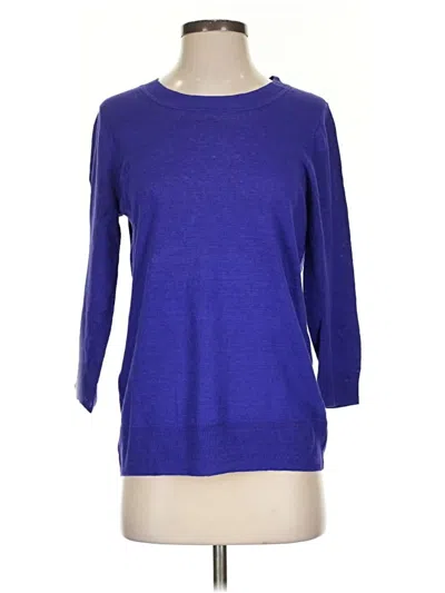 Pre-owned Jcrew Pullover Sweater In Blue