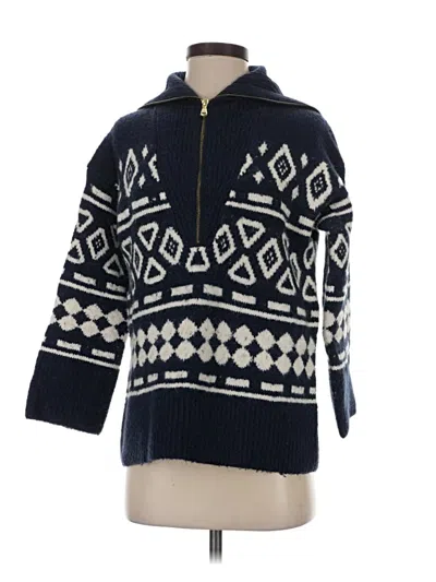 Pre-owned Jcrew Pullover Sweater In Blue