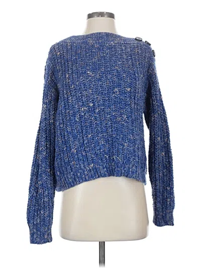 Pre-owned Jcrew Pullover Sweater In Blue
