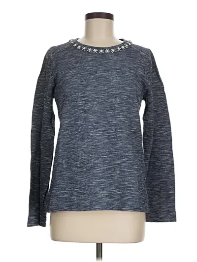Pre-owned Jcrew Pullover Sweater In Blue