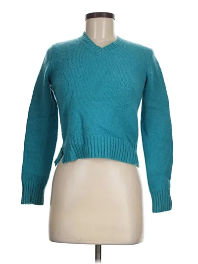 Pre-owned Jcrew Pullover Sweater In Blue