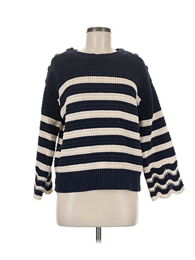 Pre-owned Jcrew Pullover Sweater In Blue