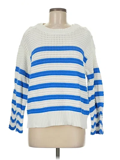 Pre-owned Jcrew Pullover Sweater In Blue