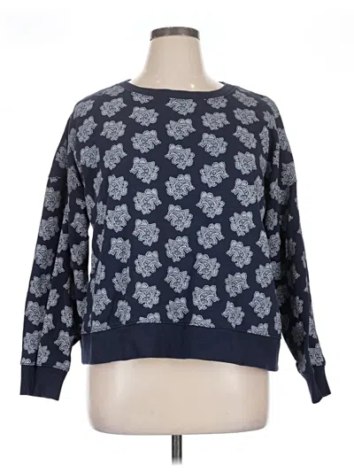 Pre-owned Jcrew Pullover Sweater In Blue