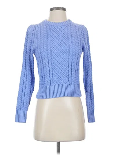 Pre-owned Jcrew Pullover Sweater In Blue