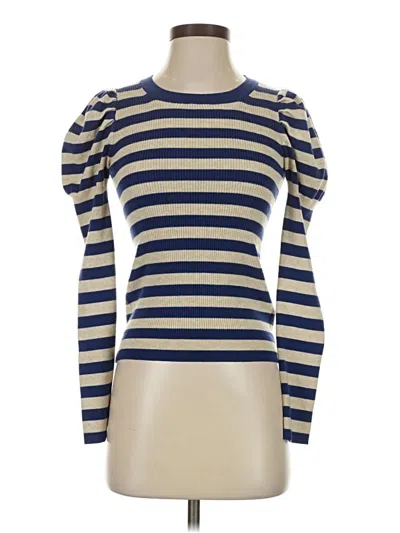 Pre-owned Jcrew Pullover Sweater In Blue