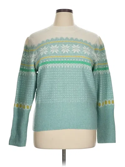 Pre-owned Jcrew Pullover Sweater In Blue