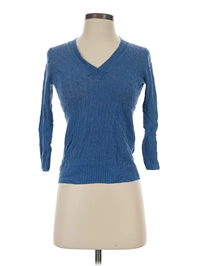 Pre-owned Jcrew Pullover Sweater In Blue