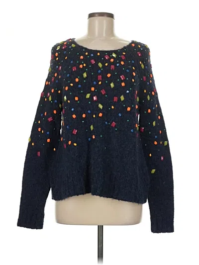 Pre-owned Jcrew Pullover Sweater In Blue