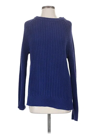 Pre-owned Jcrew Pullover Sweater In Blue