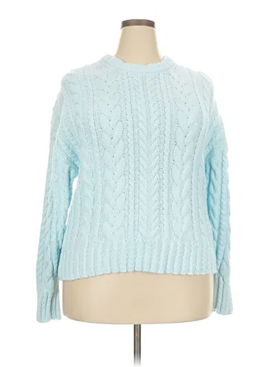 Pre-owned Jcrew Pullover Sweater In Blue