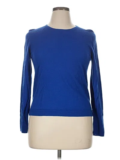 Pre-owned Jcrew Pullover Sweater In Blue