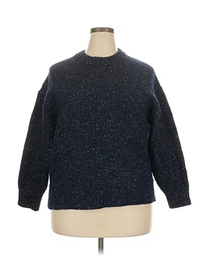 Pre-owned Jcrew Pullover Sweater In Blue
