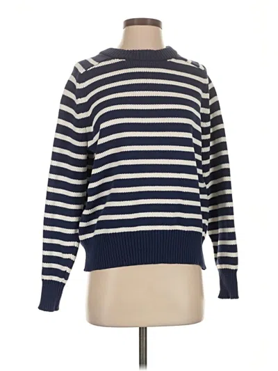 Pre-owned Jcrew Pullover Sweater In Blue