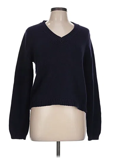 Pre-owned Jcrew Pullover Sweater In Blue
