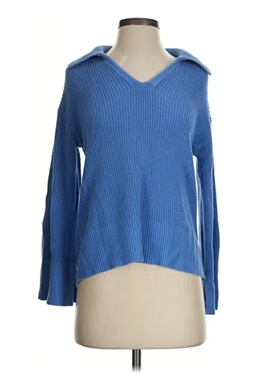 Pre-owned Jcrew Pullover Sweater In Blue