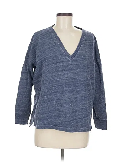 Pre-owned Jcrew Pullover Sweater In Blue