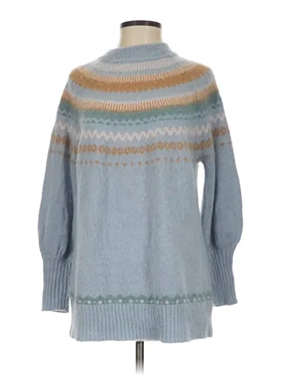 Pre-owned Jcrew Pullover Sweater In Blue
