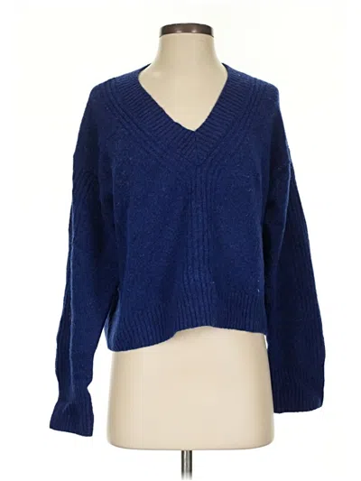 Pre-owned Jcrew Pullover Sweater In Blue