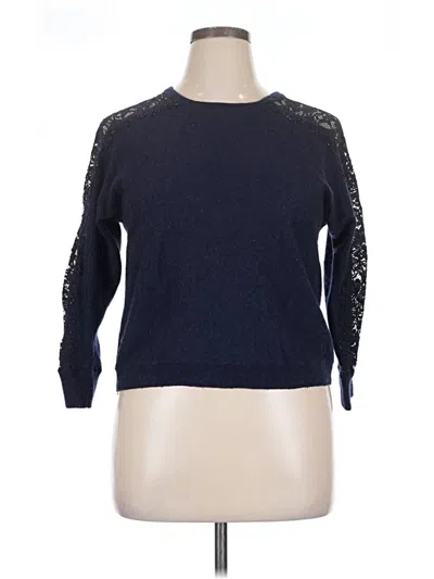 Pre-owned Jcrew Pullover Sweater In Blue