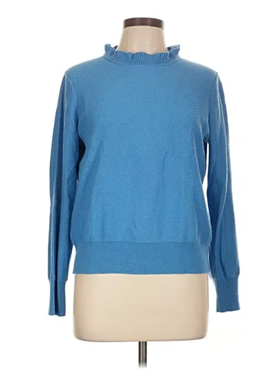 Pre-owned Jcrew Pullover Sweater In Blue