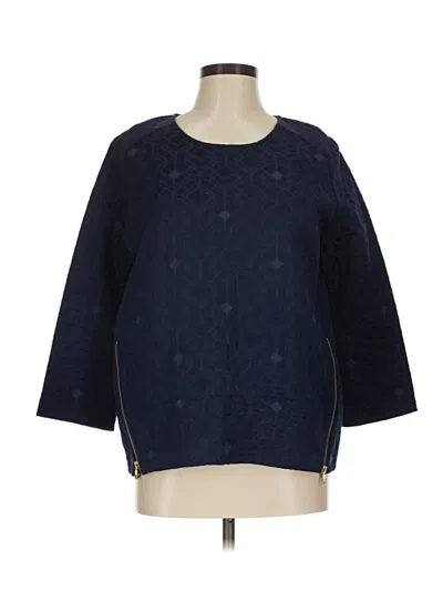 Pre-owned Jcrew Pullover Sweater In Blue