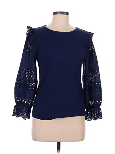 Pre-owned Jcrew Pullover Sweater In Blue