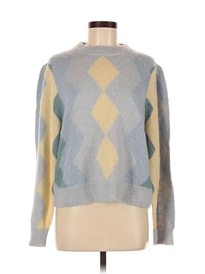 Pre-owned Jcrew Pullover Sweater In Blue
