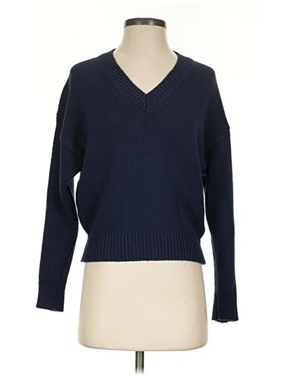 Pre-owned Jcrew Pullover Sweater In Blue
