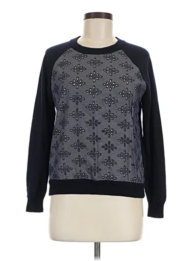 Pre-owned Jcrew Pullover Sweater In Blue