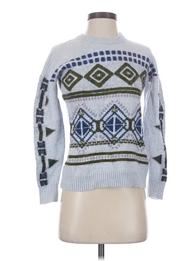 Pre-owned Jcrew Pullover Sweater In Blue