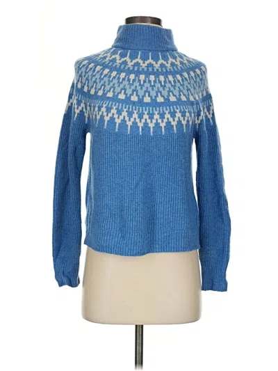 Pre-owned Jcrew Pullover Sweater In Blue