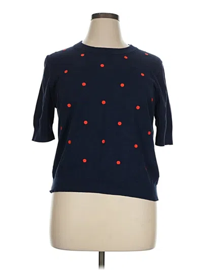 Pre-owned Jcrew Pullover Sweater In Blue