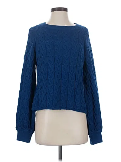 Pre-owned Jcrew Pullover Sweater In Blue