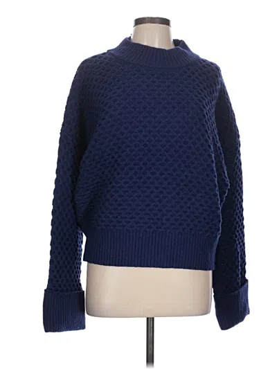 Pre-owned Jcrew Pullover Sweater In Blue