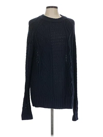 Pre-owned Jcrew Pullover Sweater In Blue