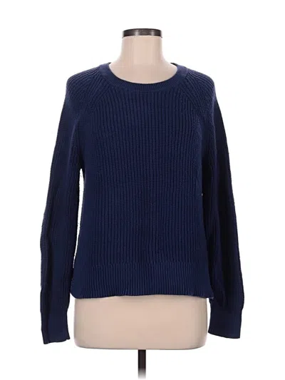 Pre-owned Jcrew Pullover Sweater In Blue