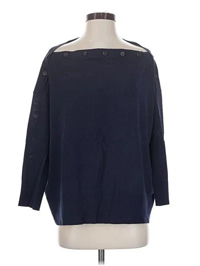Pre-owned Jcrew Pullover Sweater In Blue