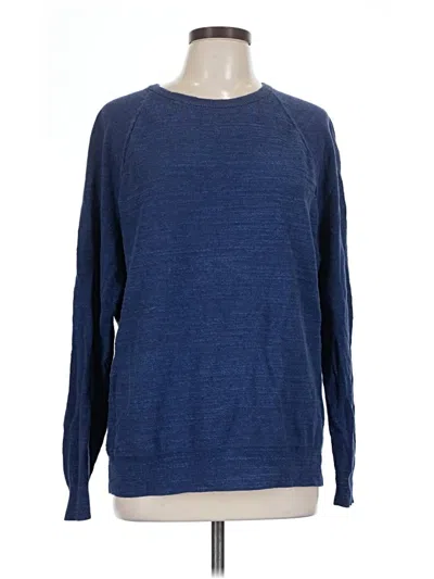 Pre-owned Jcrew Pullover Sweater In Blue