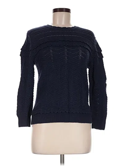 Pre-owned Jcrew Pullover Sweater In Blue