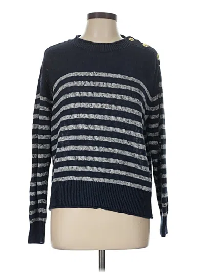 Pre-owned Jcrew Pullover Sweater In Blue