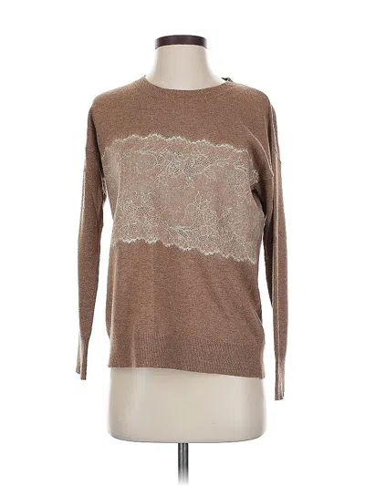 Pre-owned Jcrew Pullover Sweater In Brown