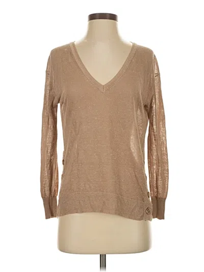 Pre-owned Jcrew Pullover Sweater In Brown