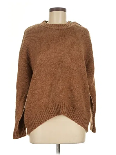 Pre-owned Jcrew Pullover Sweater In Brown