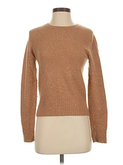 Pre-owned Jcrew Pullover Sweater In Brown