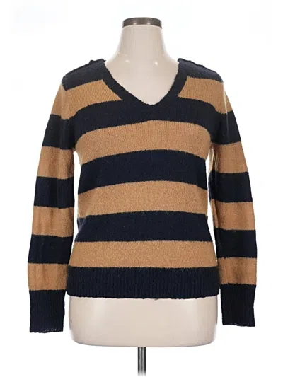 Pre-owned Jcrew Pullover Sweater In Brown
